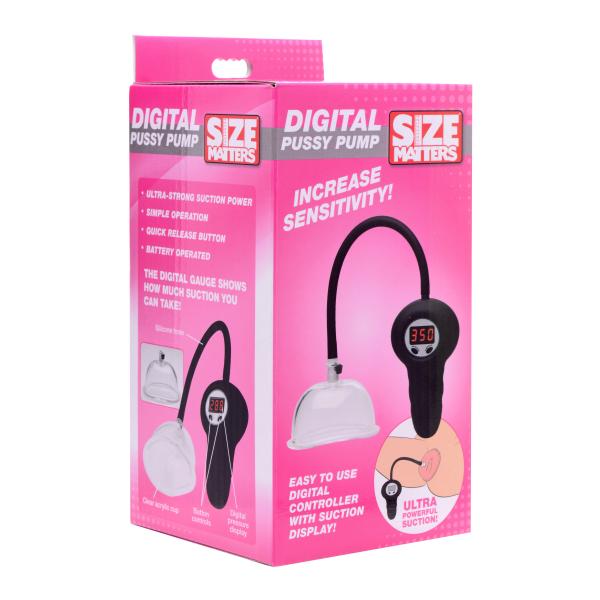 Size Matters Digital Automatic Pussy Pump Black | SexToy.com