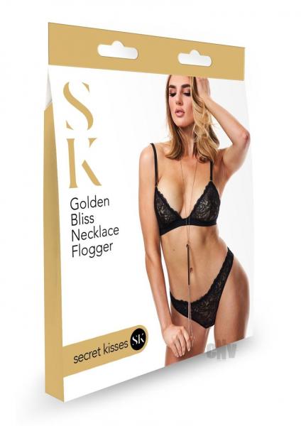 Sk Golden Bliss Necklace Flogger | SexToy.com
