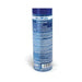 Back view of Skins Aqua water-based lubricant 4 oz bottle with detailed product information and blue cap.