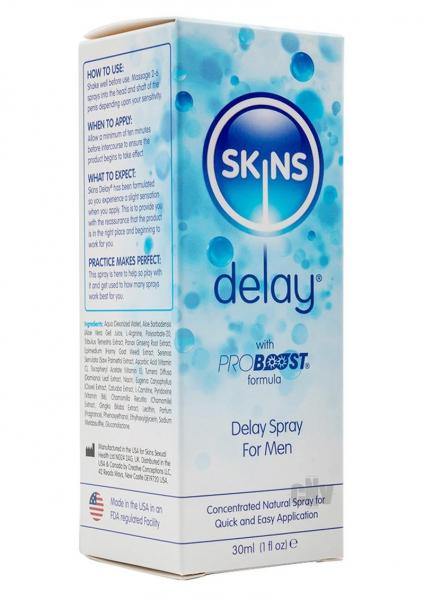 Skins Natural Delay Spray - 30 Ml | SexToy.com