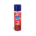 Bottle of Skins Fruity Sensual Succulent Strawberry water-based lubricant with blue cap and red label.