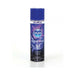 Bottle of Skins Superslide 4 oz silicone-based lubricant with blue and purple label and cap.