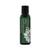Bottle of Sliquid Soul organic coconut oil moisturizer with green label and black cap, 2oz size.