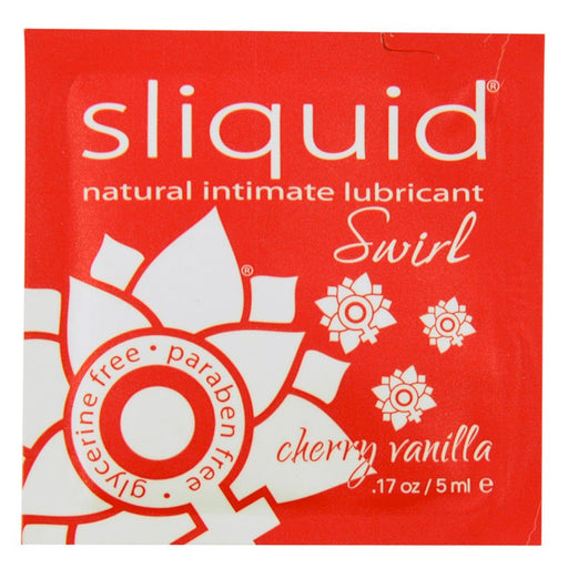 Sliquid Swirl Foil Packet-Cherry Vanilla .17oz - SexToy.com