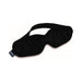 Black velvet blindfold with elastic strap for comfortable sensory play, part of a beginner's fantasy kit.