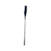 Black rubber tickler with multiple thin strands and a slim handle for sensory play.