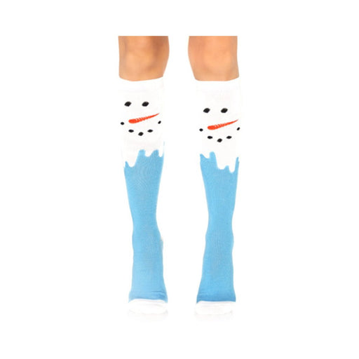 Snow Man Knee High Socks O/s | SexToy.com