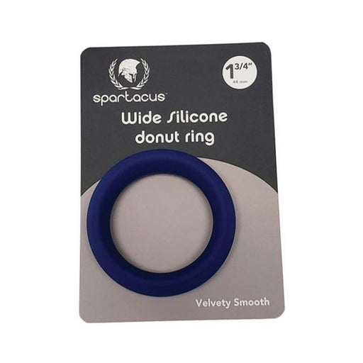 Spartacus 1.75" Wide Silicone Donut Ring - Blue - SexToy.com