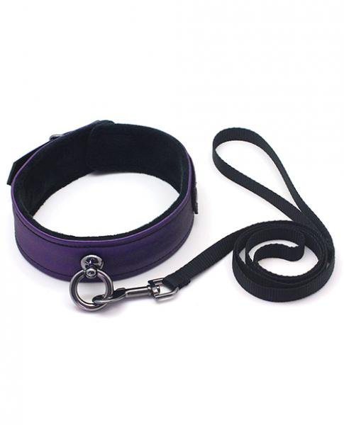 Spartacus Galaxy Legend Collar & Leash Purple | SexToy.com