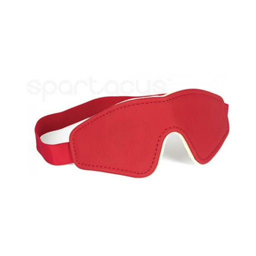 Spartacus Pu Blindfold W/plush Lining - Red - SexToy.com