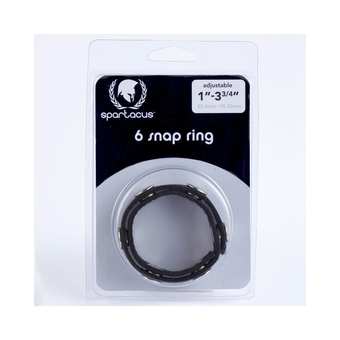 Spartacus Six Speeds Leather Cock Ring | SexToy.com