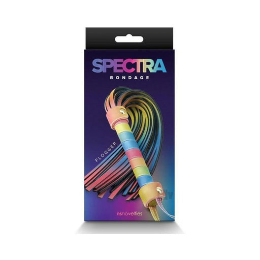 Spectra Bondage Flogger Rainbow | SexToy.com
