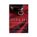 Book cover of Spellbound by Sylvia Day featuring a black leather collar with a metal ring on red fabric background.