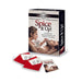 Spice It Up game box with cards and red envelopes featuring a couple and romantic prompts for intimate connection.