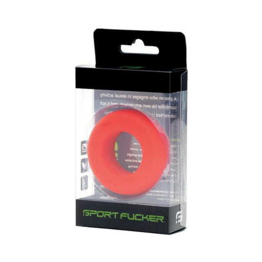 Sport Fucker Muscle Ring - Red - SexToy.com