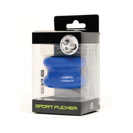 Sport Fucker Muscle Silicone Ball Stretcher - Blue - SexToy.com