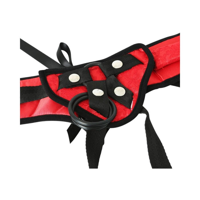 Sportsheets Red Lace Corsette Strap On | SexToy.com