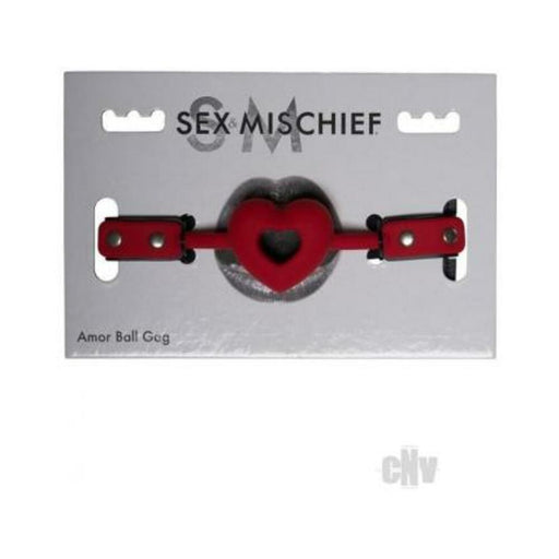 Sportsheets Sex & Mischief Amor Ball Gag Red | SexToy.com