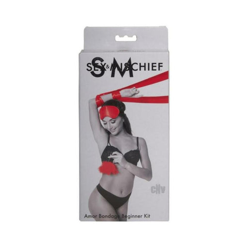 Sportsheets Sex & Mischief Amor Bondage Beginner Kit Red | SexToy.com
