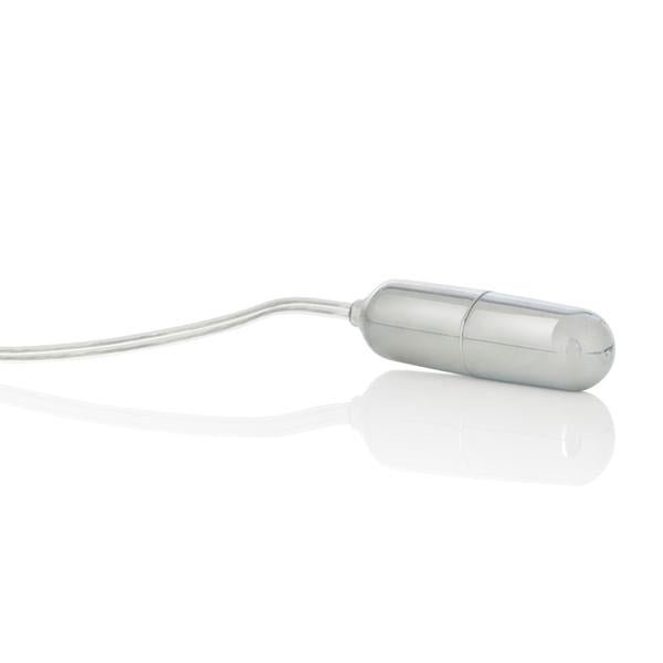 Sterling Collection Silver Slim Line Bullet With Plug In Jack | SexToy.com