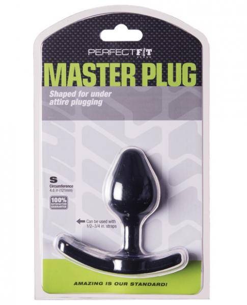 Strap On Master Butt Plug Small Black | SexToy.com