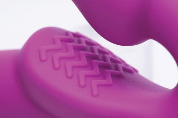 Strap U Vibrating Strapless Silicone Strap On Dildo Pink | SexToy.com