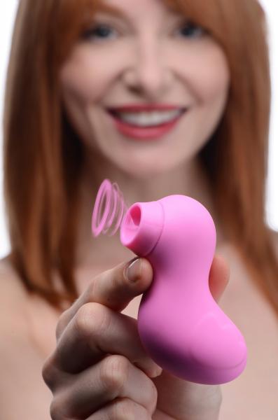 Sucky Ducky Silicone Clitoral Stimulator - Pink | SexToy.com