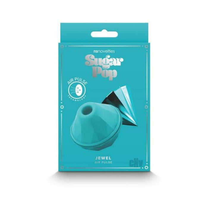 Sugar Pop Jewel Air Pulse Toy Teal | SexToy.com