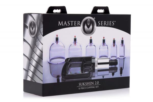 Sukshen 6 Piece Cupping Set With Acu-Points | SexToy.com