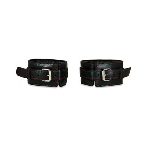 Sultra Lambskin Ankle Cuffs Black - SexToy.com
