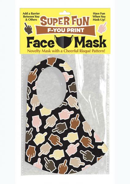 Super Fun F U Finger Face Mask | SexToy.com