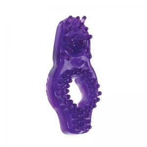 Super stretch stimulator sleeve -Dual purple | SexToy.com