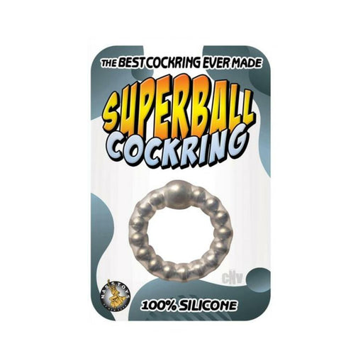 Superball Cockring Clear | SexToy.com