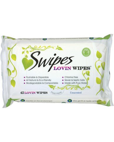 Swipes lovin wipes - unscented 42 pack | SexToy.com