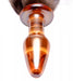 Tailz Faux Fox Tail Orange Glass Anal Plug | SexToy.com