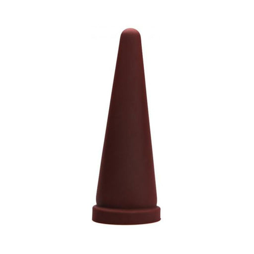 Tantus Cone Large Firm - Oxblood | SexToy.com