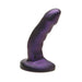 Midnight purple ergonomic silicone curve toy with a wide base for G-spot and anal stimulation.
