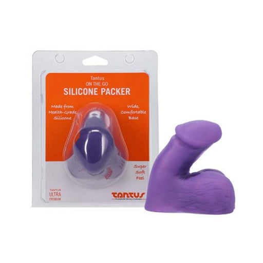 Tantus On The Go Silicone Packer Amethyst (clamshell) - SexToy.com