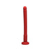 Long flexible red silicone exploration tool with rounded tip and ribbed base for grip.