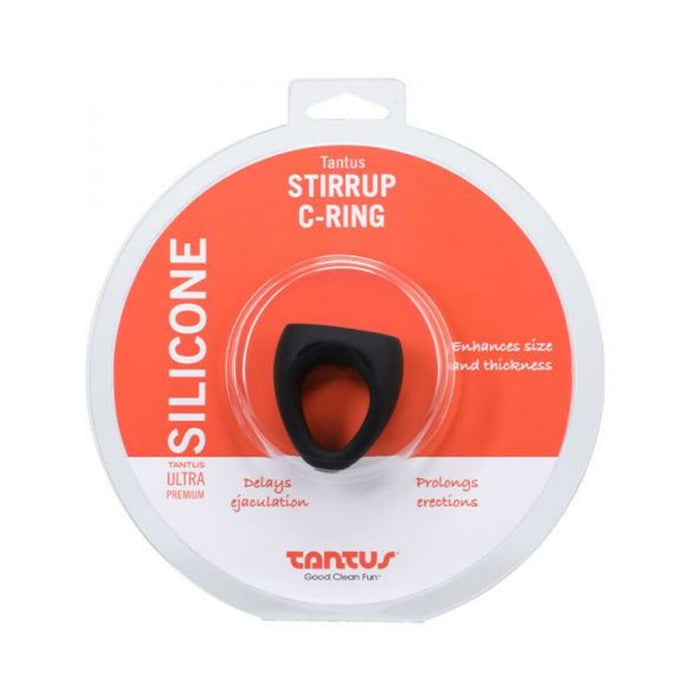 Tantus Stirrup C-ring - Onyx | SexToy.com