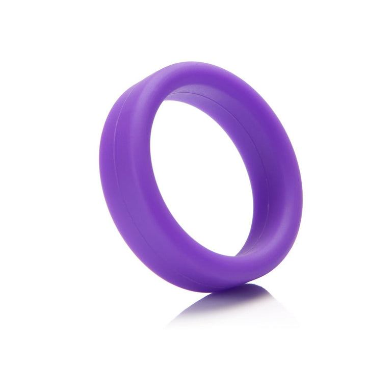 Purple soft silicone C-ring with a smooth finish, designed for comfort and stretchability.