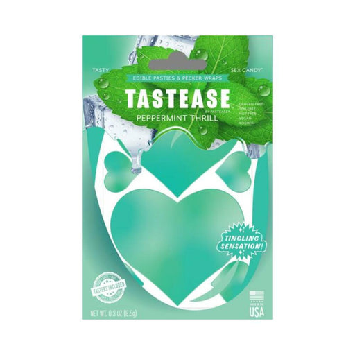 Tastease By Pastease Peppermint Thrill Candy Edible Pasties & Pecker Wraps | SexToy.com