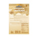 Back packaging of Tastease Sweet Cream edible nipple pasties and pecker wraps with usage instructions and nutrition facts.