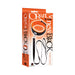 The 9's, Orange Is The New Black, Short Leash Faux Leather, Black With Furry Orange Lining | SexToy.com