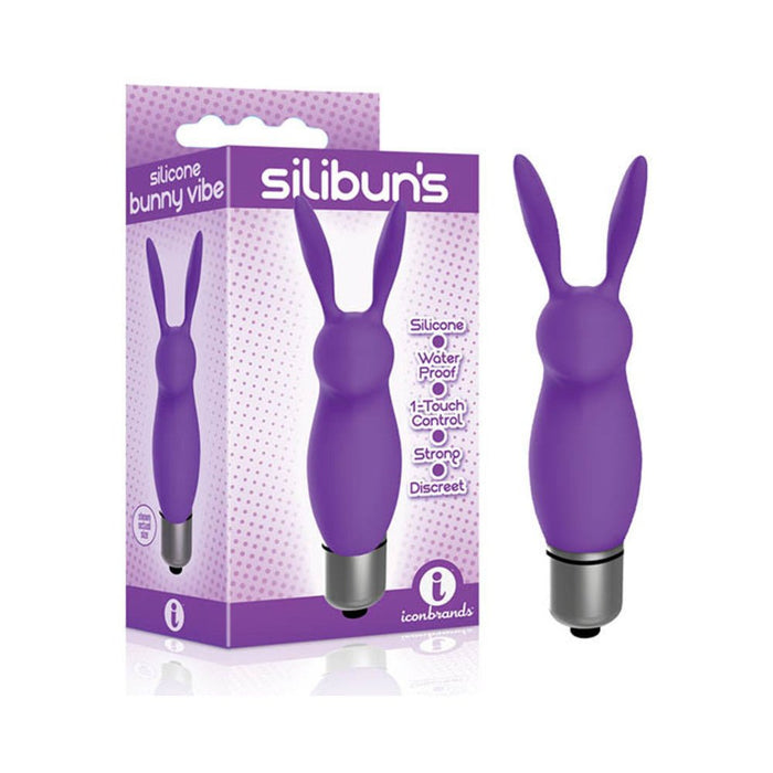 The 9's Silicone Bunny Bullet Purple | SexToy.com