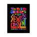 Colorful geometric text on black background reading The Big Questions Book of Sex & Consent by Donna Freitas