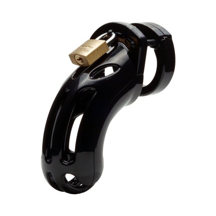 The Curve Black Male Chastity Device - SexToy.com