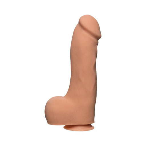 The D Master D 12 inches Dildo with Balls Ultraskyn Beige - SexToy.com