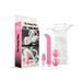 The Daily Vibe Special Edition Love Your Muff Kit with pink mini vibrator, G-spot vibrator, duotone balls, and white drawstring storage bag.