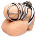 The Pen Deluxe Stainless Steel Locking Chastity Cage | SexToy.com